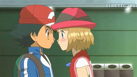 ash kiss dawn|serena kisses ash reaction.